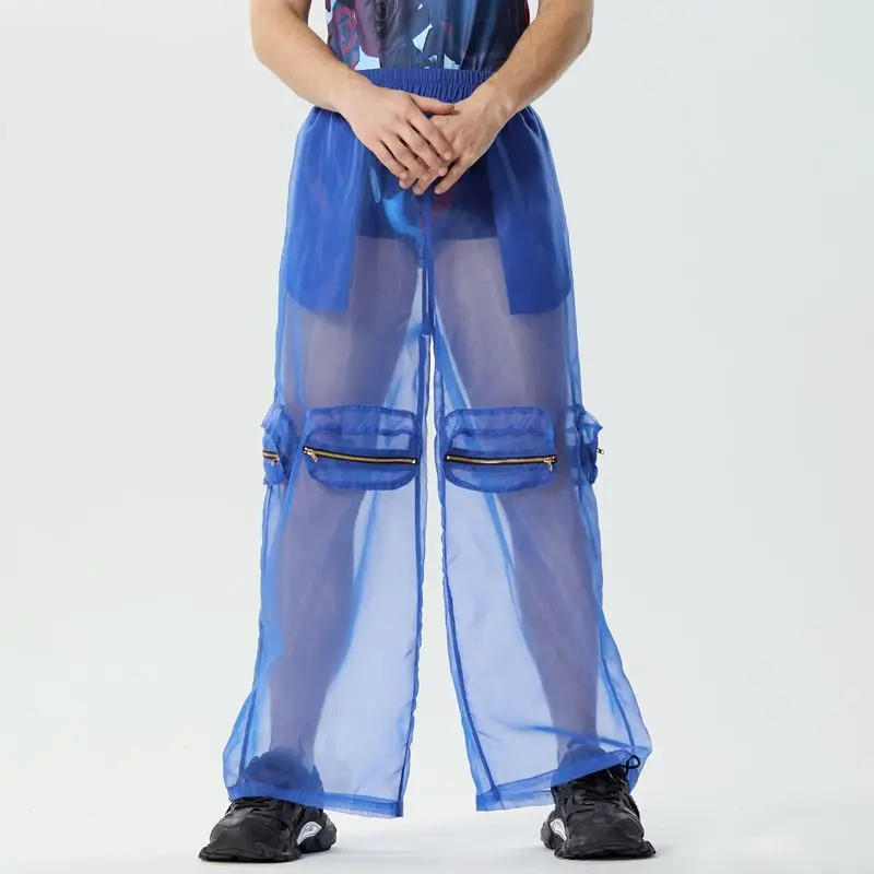 Transparent Mesh Pants